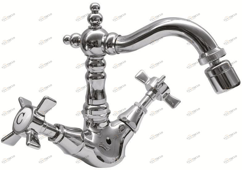 BLEU PROVENCE Смеситель для биде на одно отверстие из латуни с отдельными розетками Rubinetti per bidet Rb1053