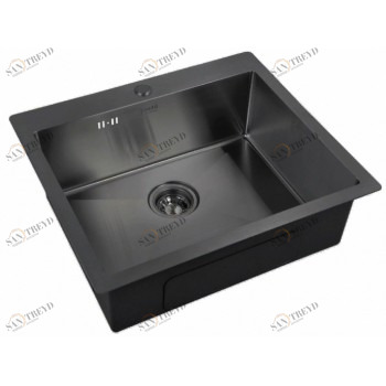 Мойка Zorg INOX-PVD 5951 GRAFIT, Zorg pvd 5951 GRAFIT Мойка кухонная прямоугольная Zorg 