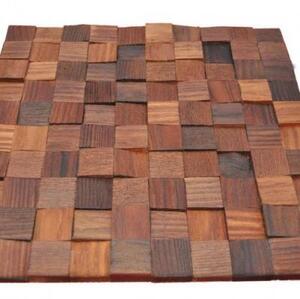 Мозаика и 3D панели из дерева Tarsi 3D 3d Колотый Т.1.1.1.1 Термоясень Селект 3д (мозаика панели), рельефная (3Д (мозаика панели), Рельефная) 300х300 мм.