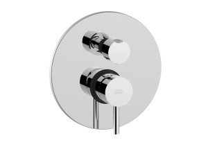 Смеситель для душа с 2 отверстиями и переключателем