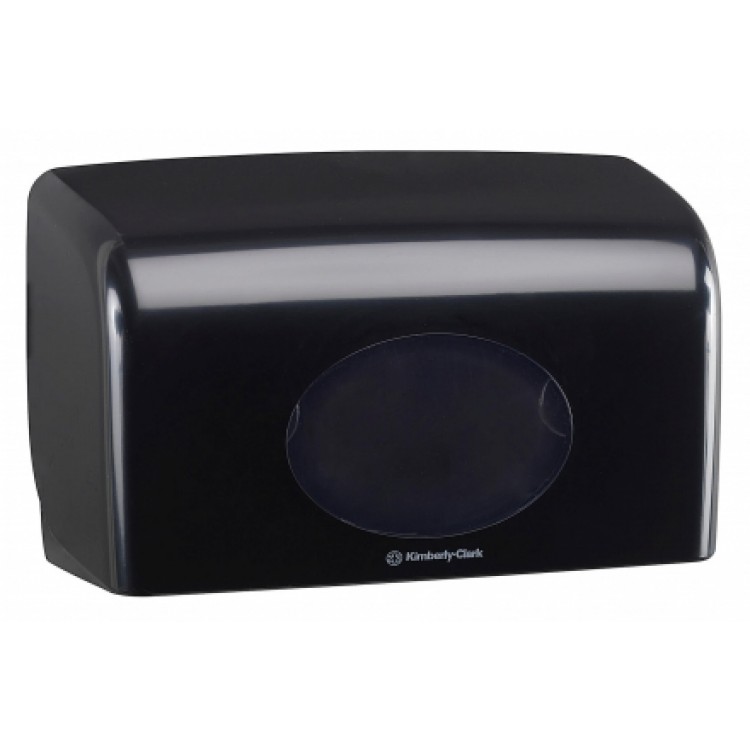 7191 Kimberly Clark Диспенсер для рулонной туалетной бумаги из пластика чёрный Kimberly Clark Professional Aquarius 7191 черный  - Вид №3