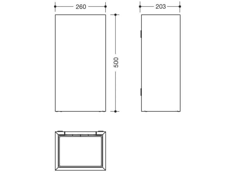 900.05.00160 корзина для бумаг HEWI System 900 - Вид №6