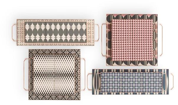 GAN Квадратный поднос из алюминия Mix&match sun-id-1393684 - Вид №48