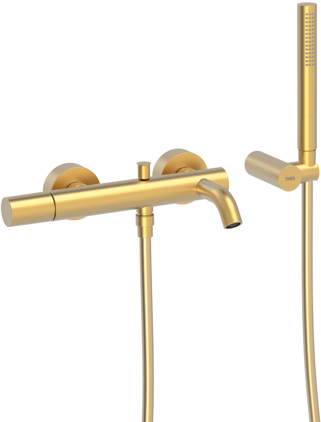 РАБОЧИЙ настенный смеситель с одной ручкой для ванны и душа-26117001OM TRES