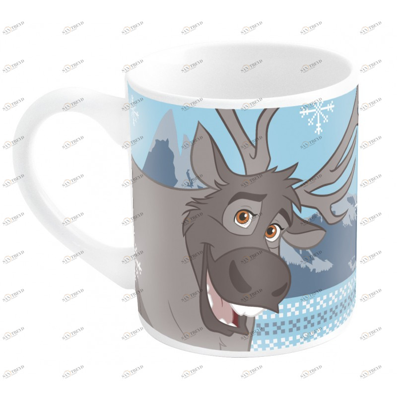 Кружка керамическая "Холодное сердце Олаф и Свен 2", 220 мл STOR ХОЛОДНОЕ СЕРДЦЕ 335698 Голубой Santreyd 