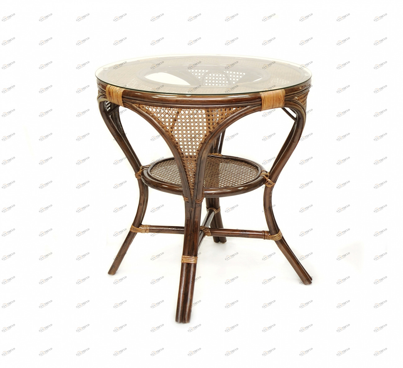 Стол обеденный коричневый Dream ЭКО ДИЗАЙН ПЛЕТЕНАЯ 009726 Бежевый;коричневый 