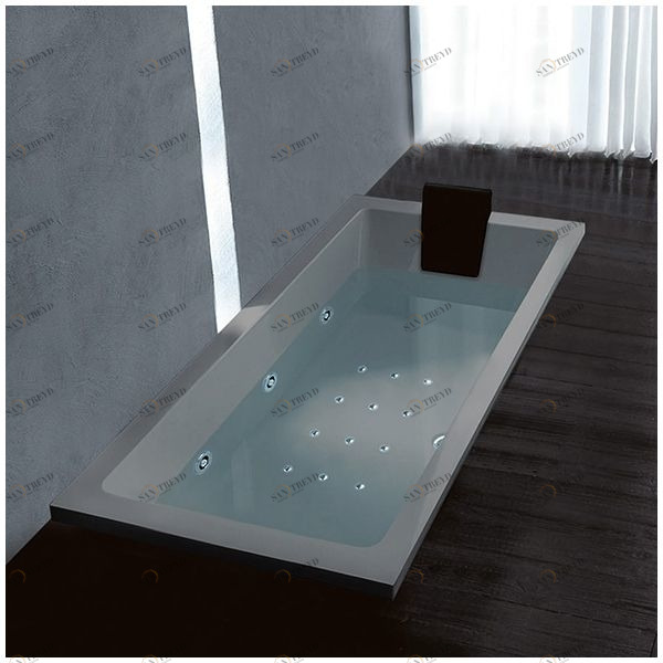 Ванна Gruppo treesse Quadra 170 ATC-V072Q-DX-SE серая с гидромассажем аэромассажем и дезинфекцией и дистанционным управлением прямоугольная встроенная правая ATCV072QDXSE