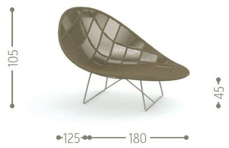 Talenti Расслабляющее садовое кресло из веревки Panama sun-id-1448617 - Вид №7