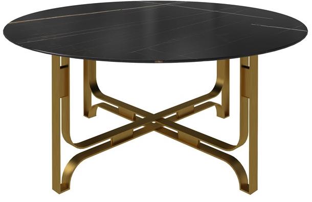 MARIONI Круглый журнальный столик для гостиной Gregory 02712 - Вид №2