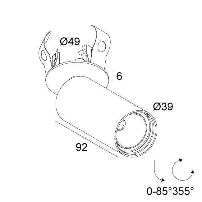 Регулируемый потолочный светодиодный прожектор Deltalight Spy ARCH-00149014 - Вид №8