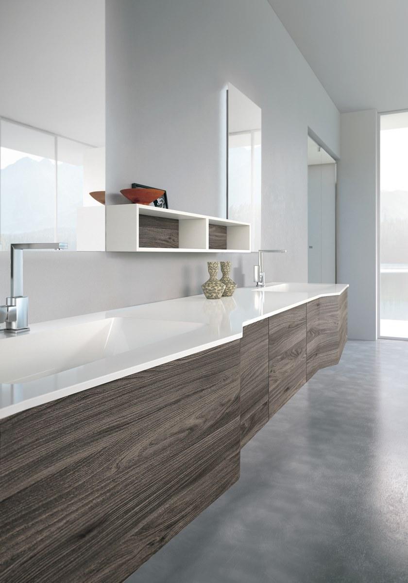 Gruppo Geromin Двойная тумба под умывальник с ящиками Str8 sun-id-1393018 - Вид №3