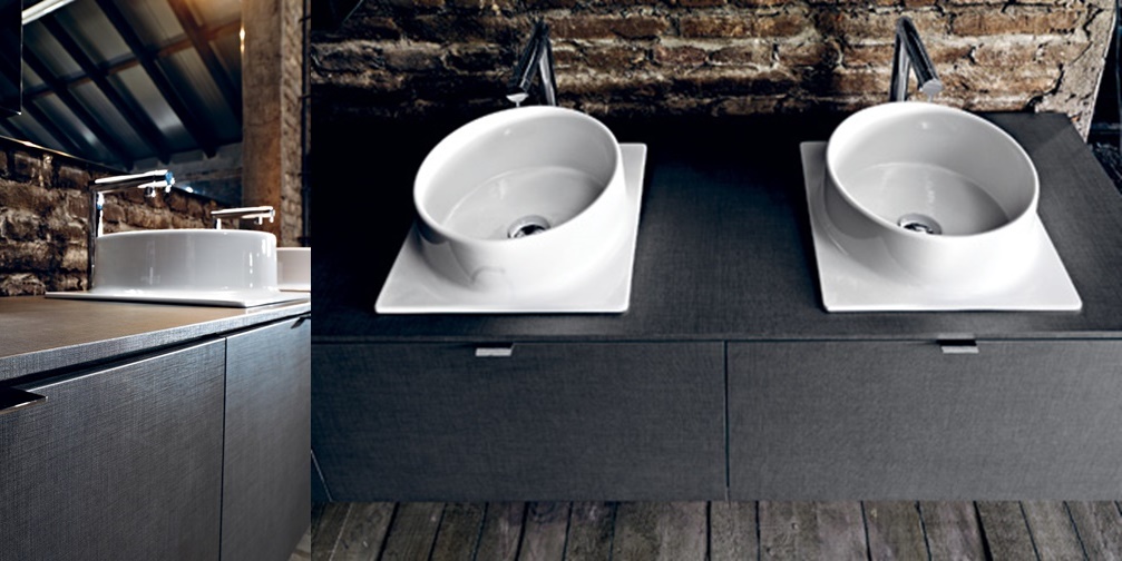 Комбинация ванной комнаты PV21 в отделке Cup Ceramica / 99 Juta  MILLDUE PIVOT PIVOT21 - Вид №3