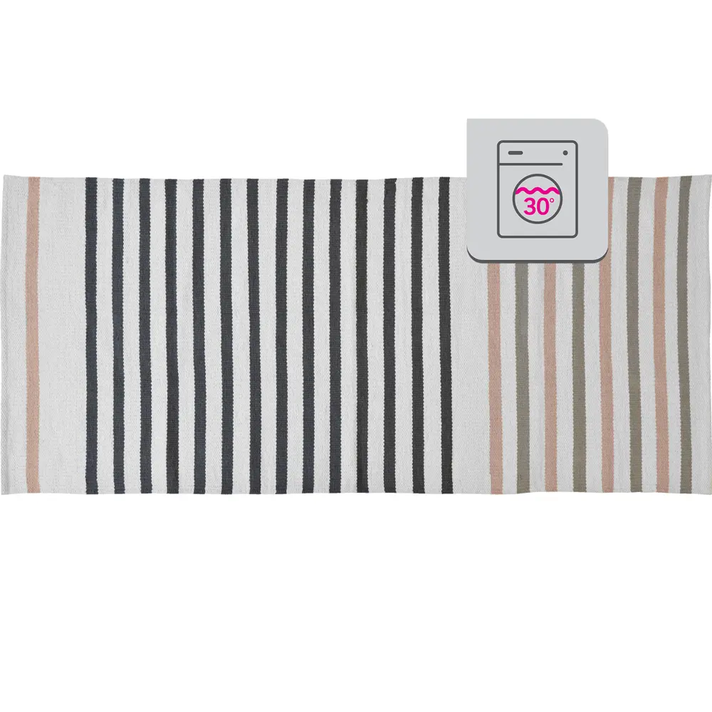 Коврик декоративный хлопок Inspire Malou 70x180 см цвет розовый 82481288 STLM-2061562  - Вид №2