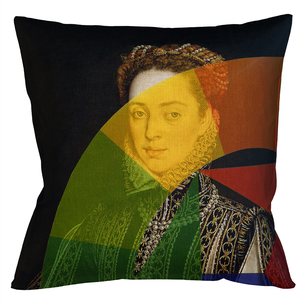 26121906 Арт-подушка «Дама с веером» Object Desire 