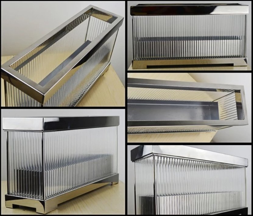 Ваза BRAC4094 от Delight Collection DELIGHT COLLECTION ДИЗАЙНЕРСКИЕ 247631 Хром  - Вид №1