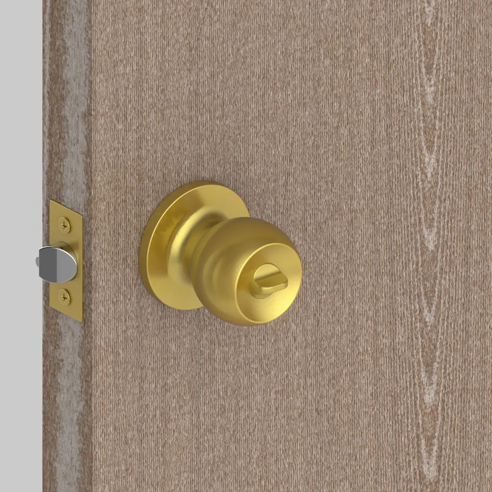 Ручка-защелка 624/BL PB-B с фиксатором цвет золото FUARO STLM-2196766 - Вид №8