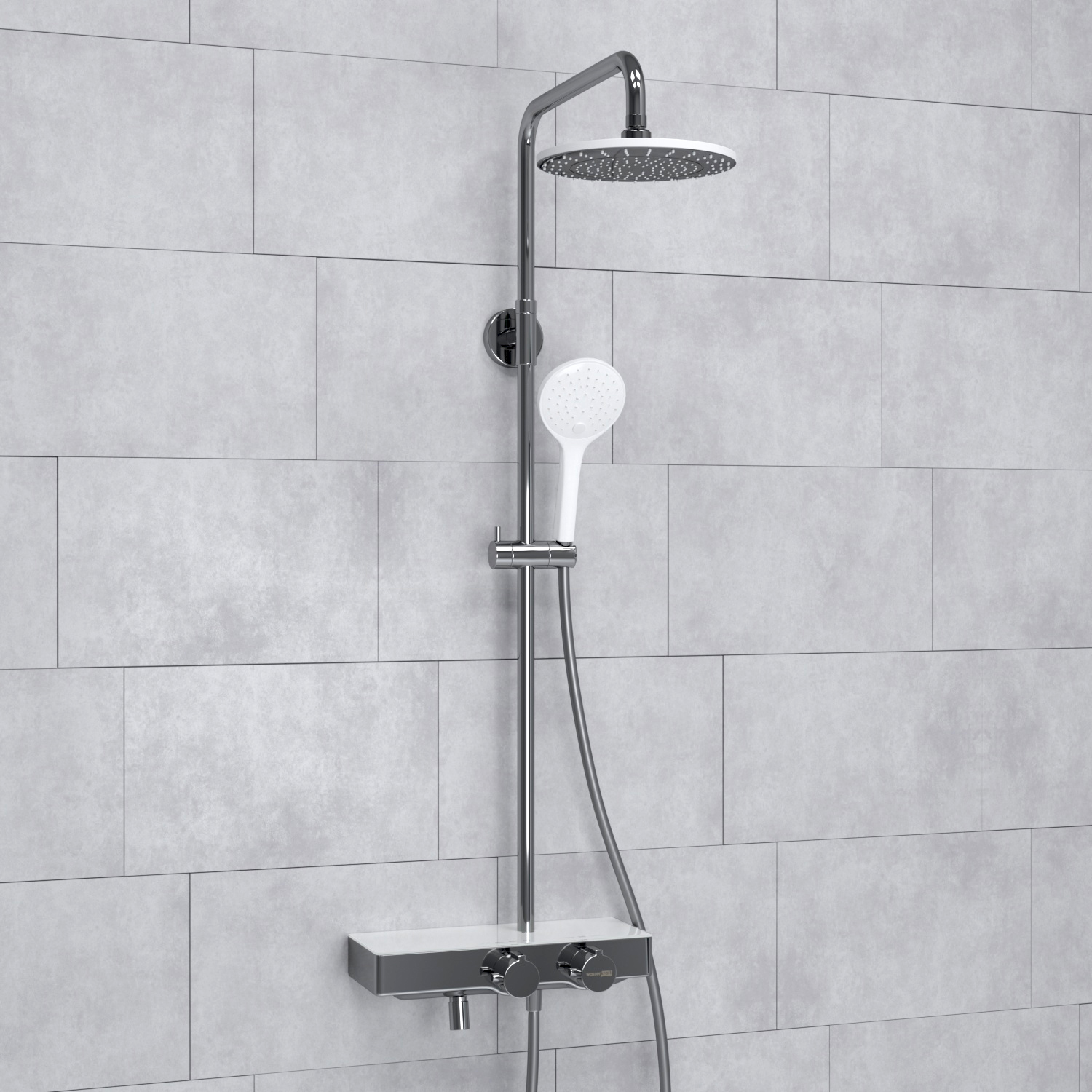 A113.067.155.CH Thermo Душевой комплект с термостатическим смесителем WasserKRAFT 