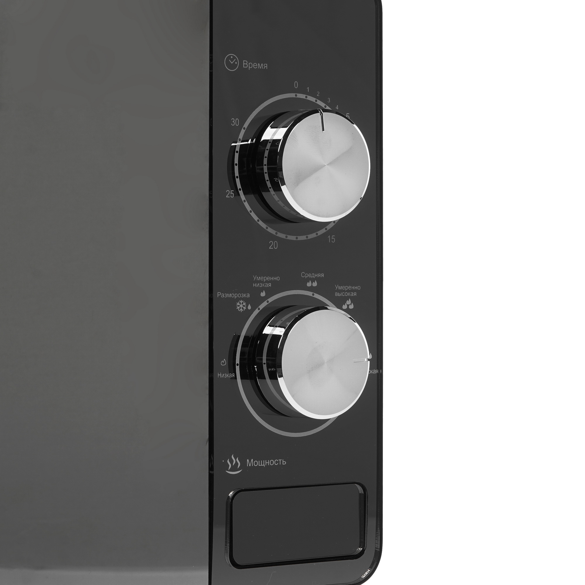 1224003 Микроволновая печь Tesler MM-2002 зеркальный, черный STDN-0084497 - Вид №3