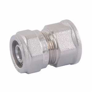 HLV-114302.№.04 Соединитель обжимной HLV c переходом на внутреннюю резьбу