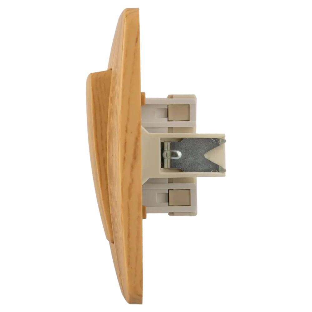 Выключатель SYSTEME ELECTRIC Blanca: две клавиши, цвет ясень 84502370 STLM-0050692 - Вид №3