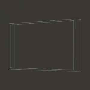 Spacing кадра с комплектом расширения магнита для Geberit пластин, которые будут использоваться если инструкции по минимальной глубине не следует  COR02 CEADESIGN