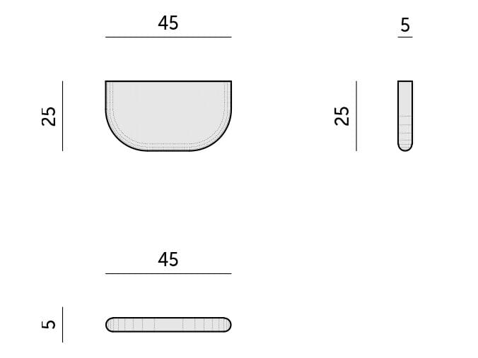 Полка из МДФ Punto Zero штопки ARCH-00057427 - Вид №2