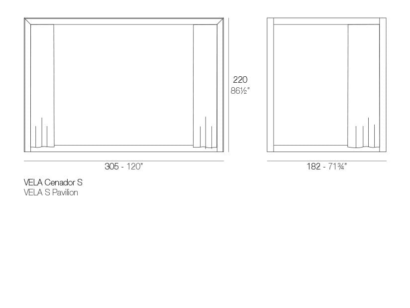 Алюминиевая беседка Vondom Парус ARCH-00062399 - Вид №2