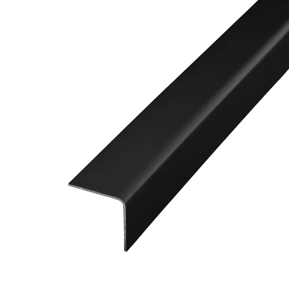 Угол ПВХ наружный 2000x20x20 мм черный матовый 89431851 STLM-2111106 POLIPLAST  - Вид №1