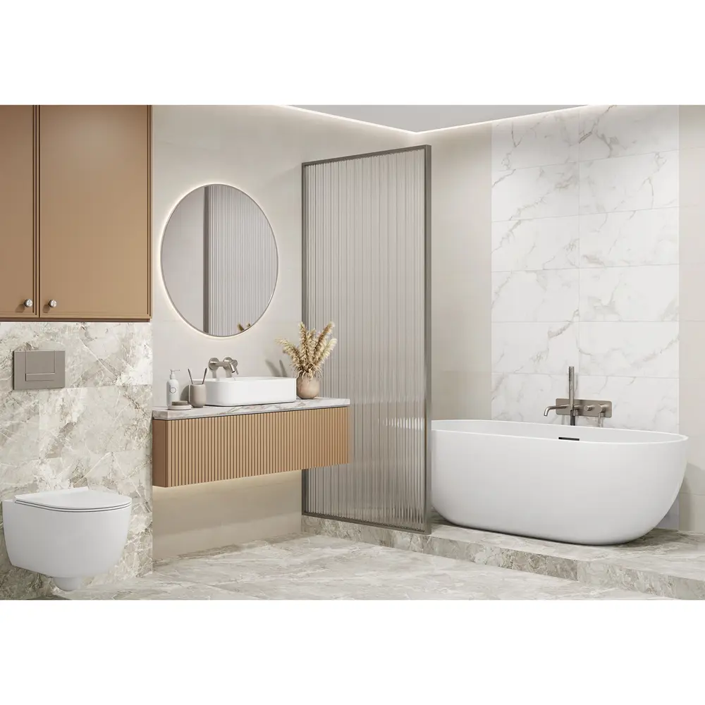 Настенная плитка Alma Ceramica Opera 04 30x60 см 1.98 м² матовая цвет бежевый 89457769 STLM-2197783 - Вид №3