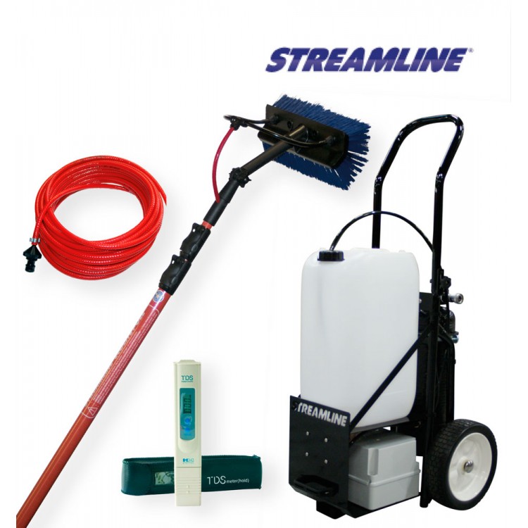 SF-TR25-072 STREAMLINE Оборудование для высотной мойки фасадов окон и витрин STREAMLINE-SF-TR25-072 бак 25 литров 