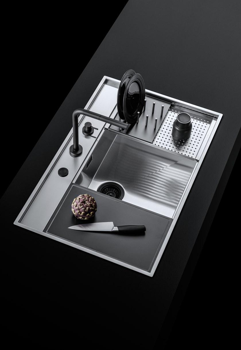 1lfx91nk Встроенная раковина под столешницу овальная Barazza Flexi - Вид №1