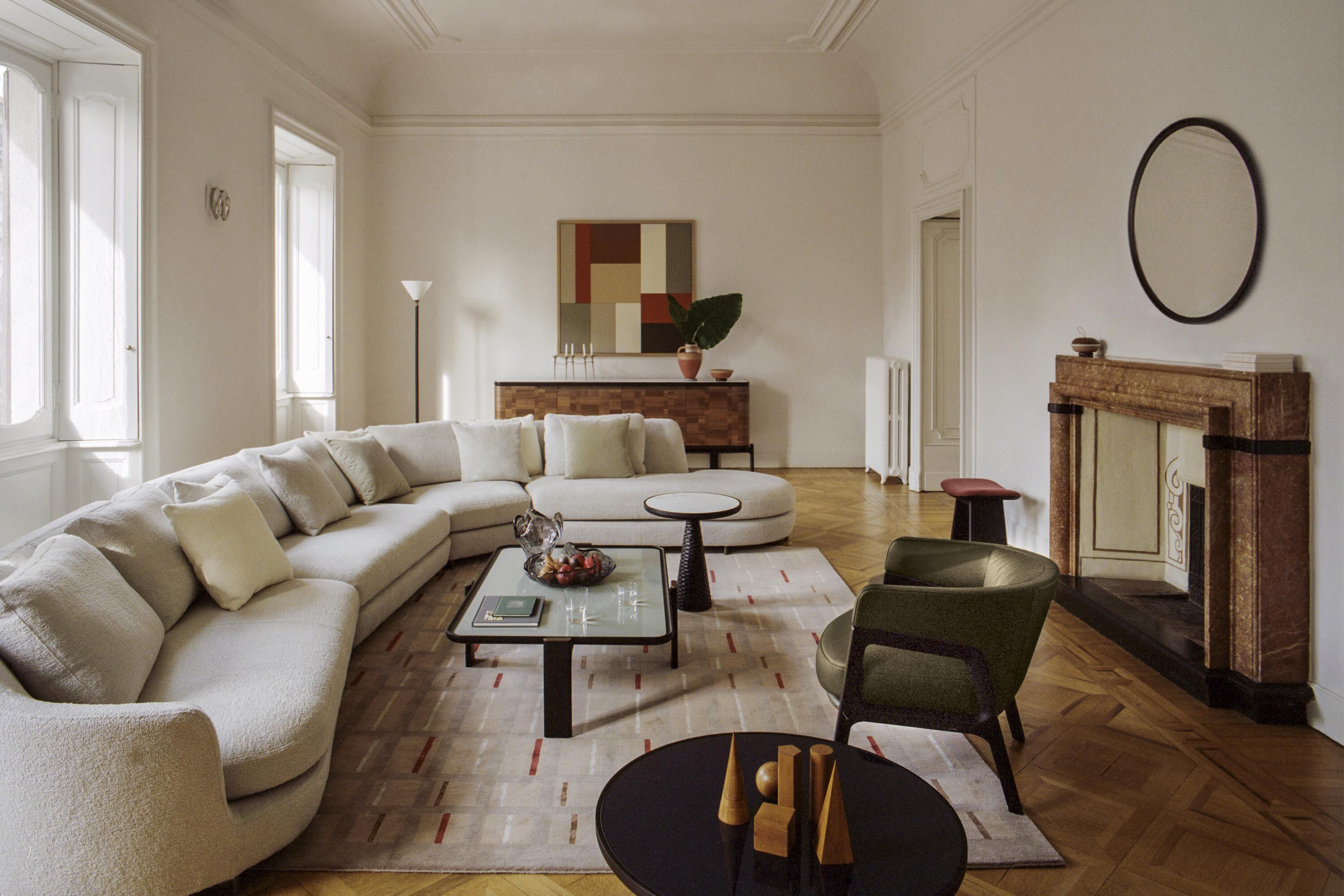 Ткань диван Poltrona Frau коллекция-диваны и кресла ARCH-00033066 - Вид №1