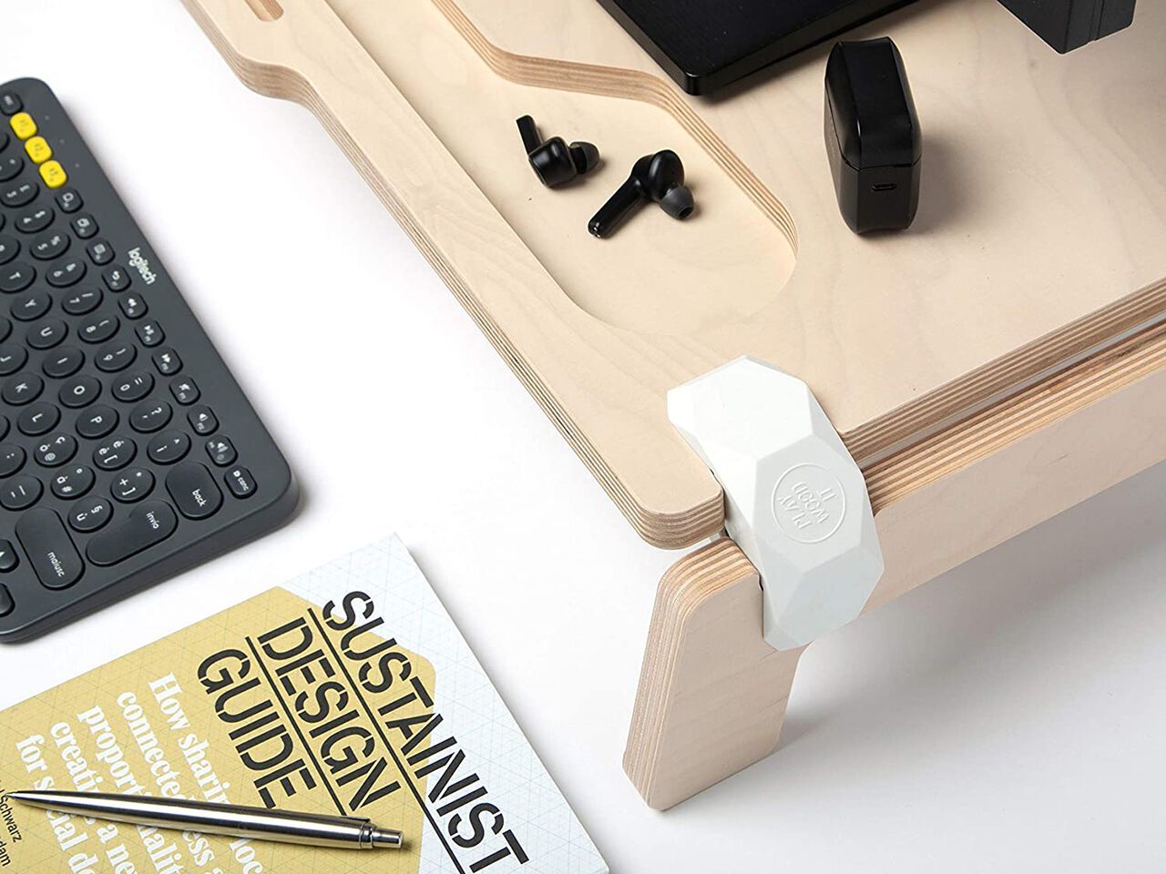 Настольная подставка для процессора и ноутбука из березы Esposit Karya ARCH-00078412 - Вид №2