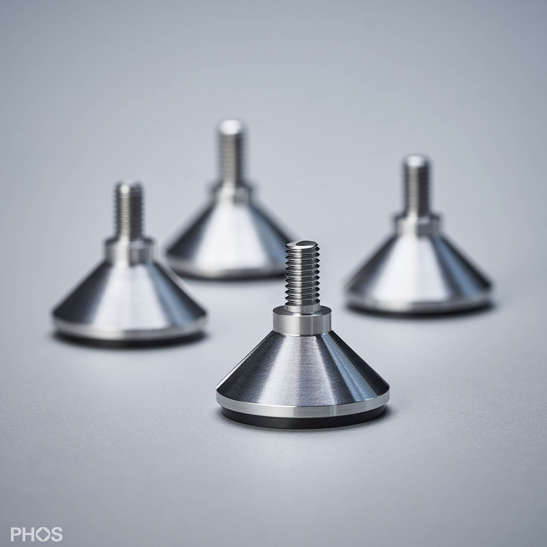 KATI-T1-60x60-MS Стол Karlsruhe - барный стол t1 с черной столешницей - 60 x 60 x 105 см. PHOS  - Вид №8