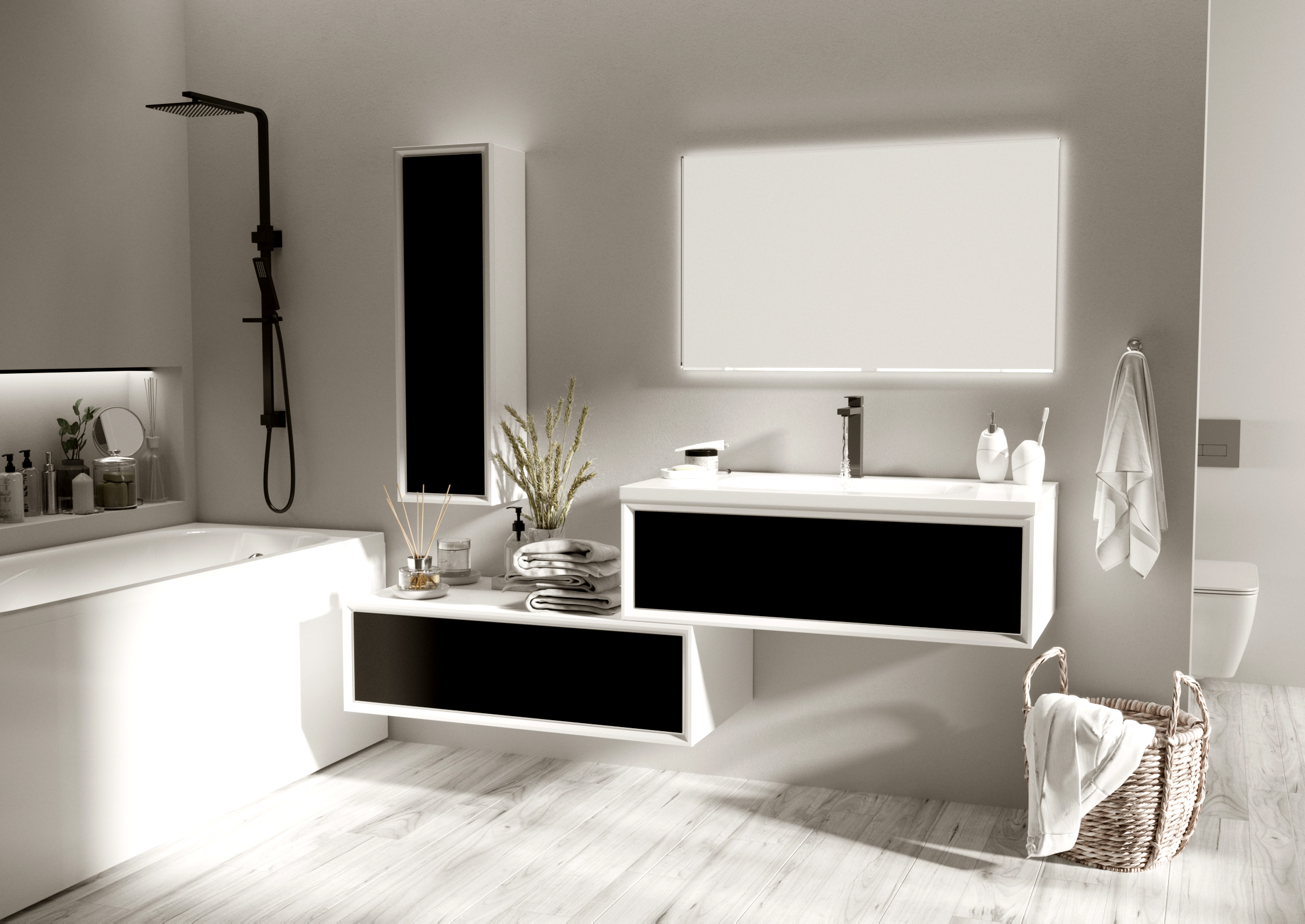 У83978 Пенал Milacco 30П 1д. Classic Black R 1 Marka 