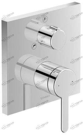 Duravit Смеситель для ванны скрытого монтажа, однорычажный C.1 C15210