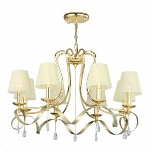 Подвесная люстра Favourite Amabilis 2596-8P FAVOURITE ДИЗАЙНЕРСКИЕ, AMABILIS 337032 Бежевый;бронза