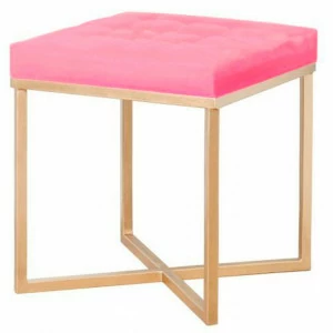 Пуф розовый на золотом основании FOR MISS ДИЗАЙНЕРСКИЕ 263993 Золото;розовый