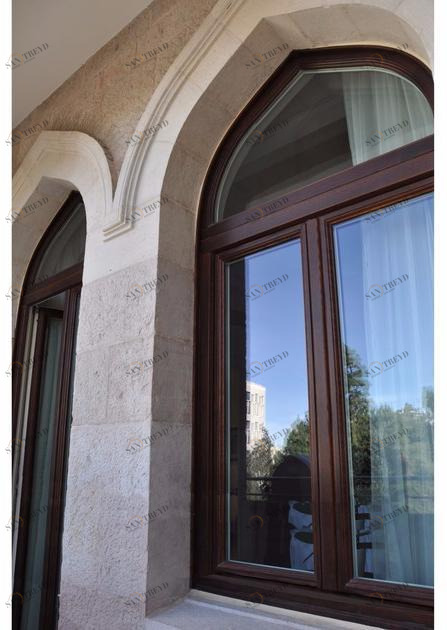 NAVELLO Деревянное арочное окно Seta 2.0 eco sun-id-1403895