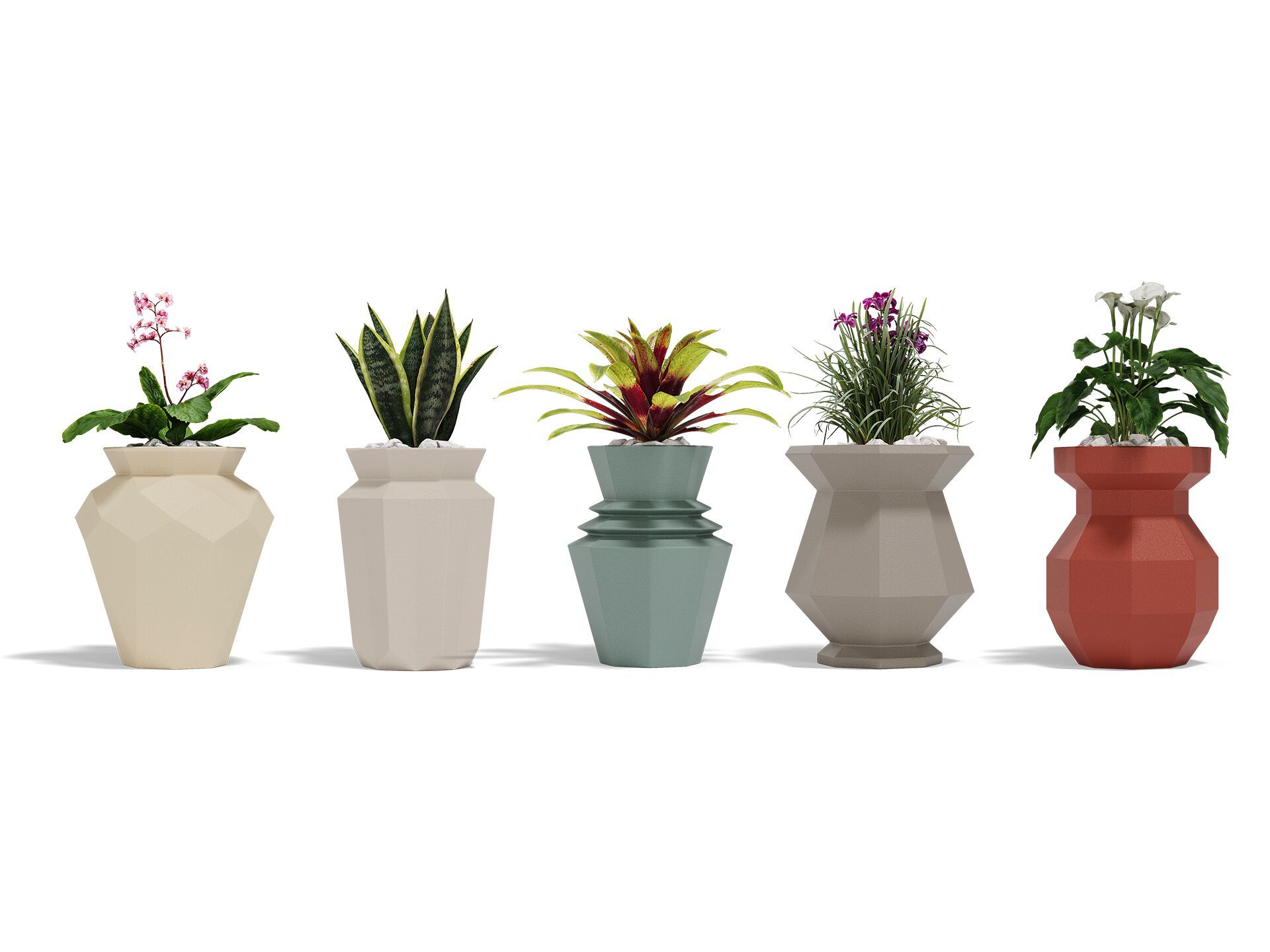 Садовый горшок Vondom оригами ARCH-00096174 - Вид №2