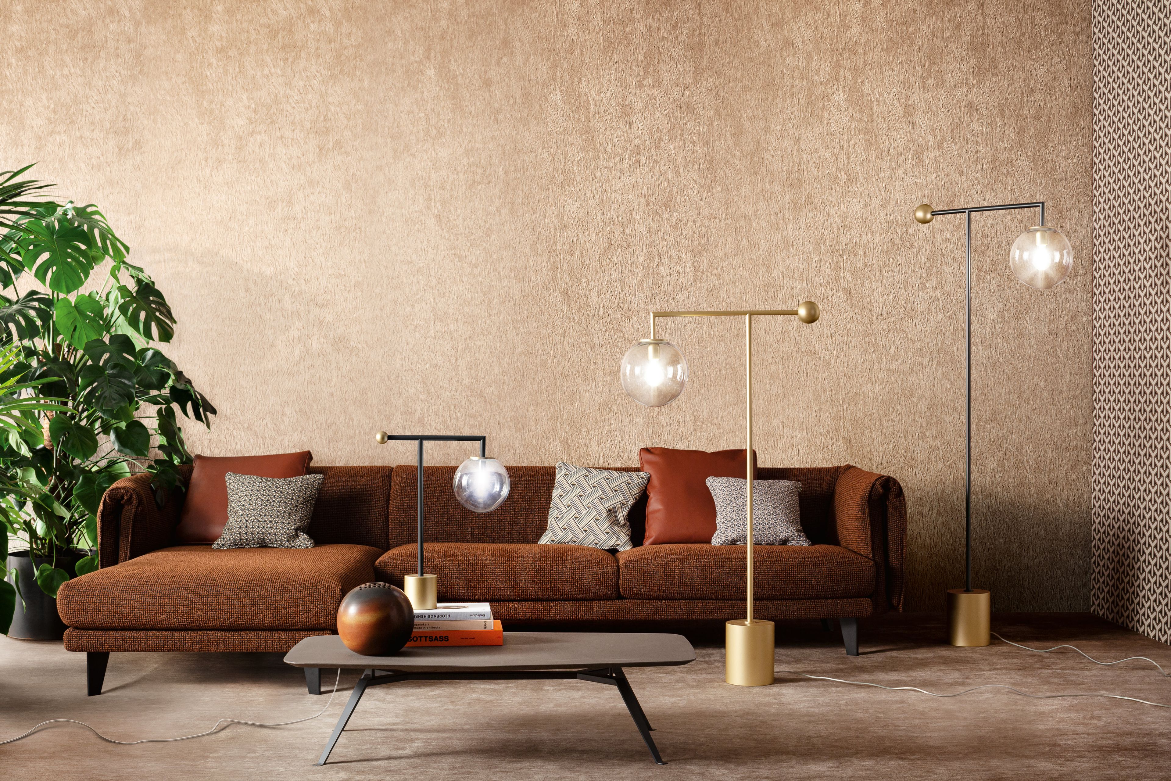 Окрашенный металлический светодиодный торшер BONALDO ARCH-00095679 - Вид №3