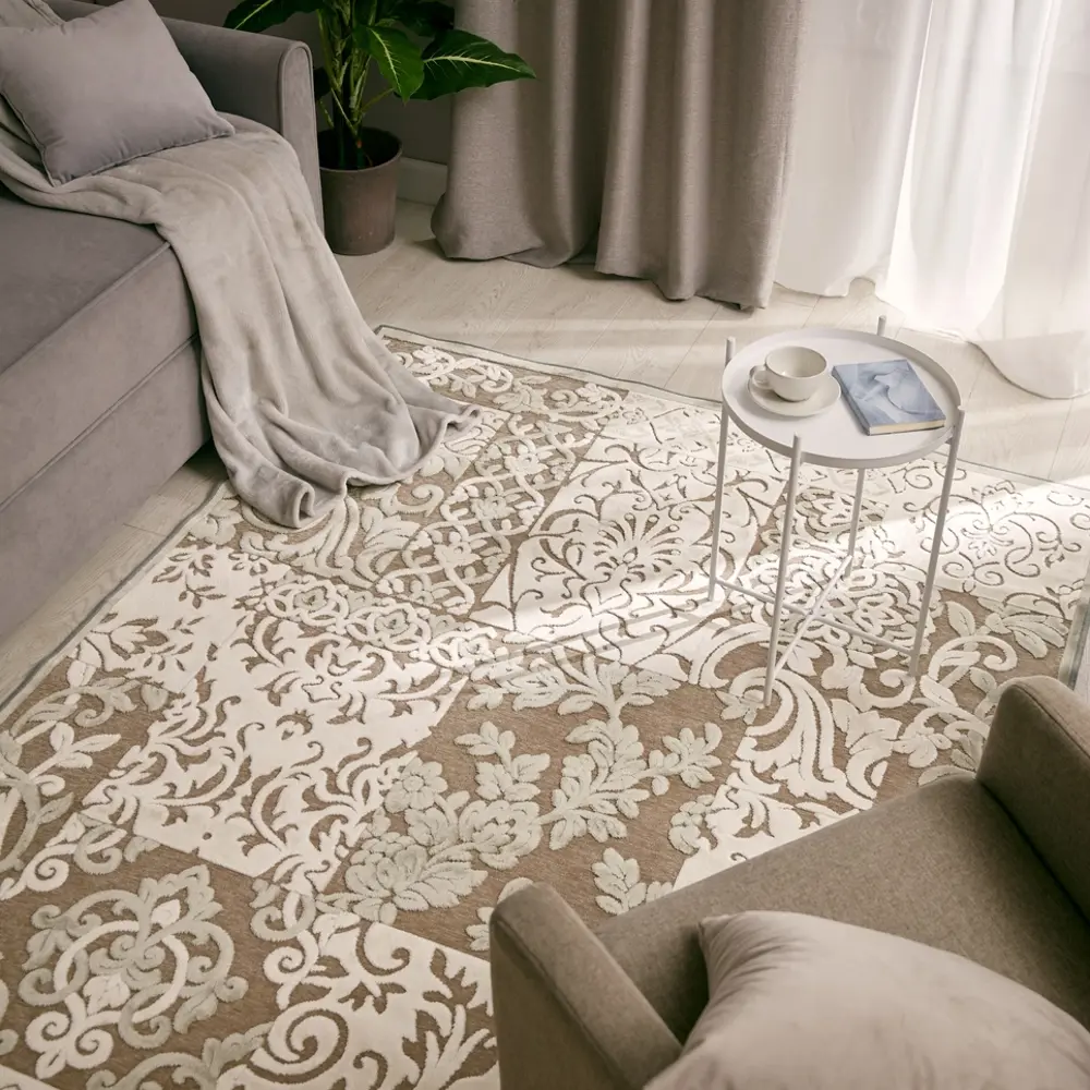 Ковер вискоза Genova 009/655590 200x290 см цвет серый RAGOLLE STLM-2193052 - Вид №5