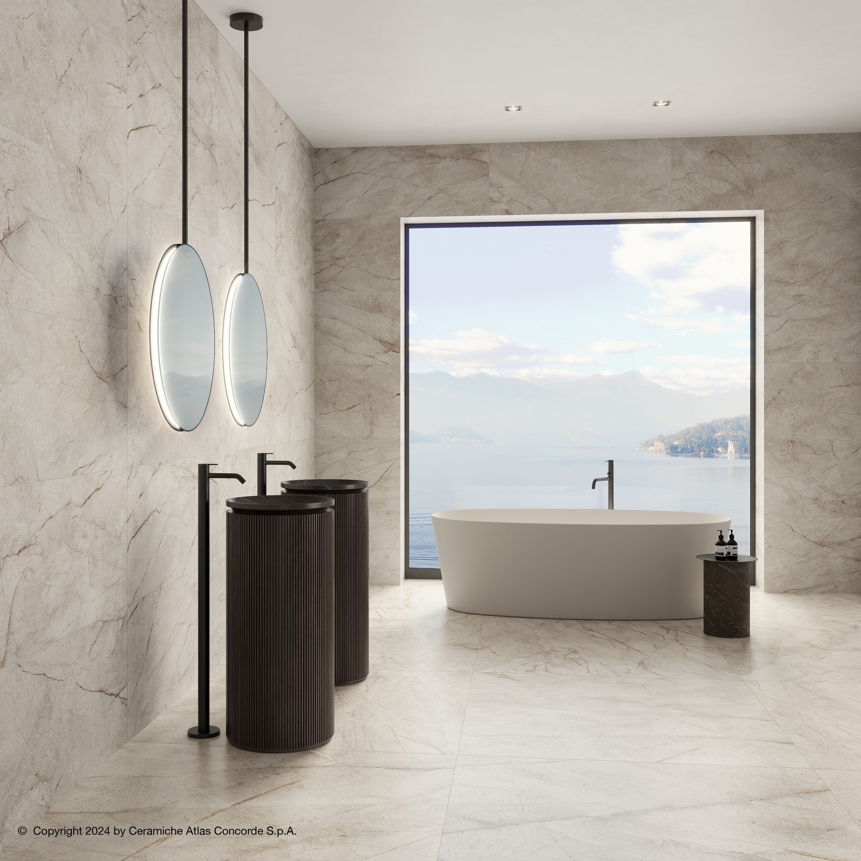 Пол / керамогранит с мраморным эффектом Atlas Concorde Marvel Diva ARCH-00083250 - Вид №20