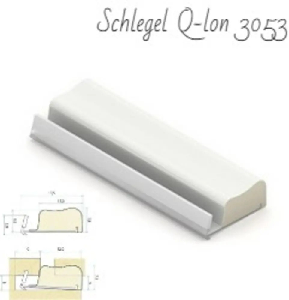 90804640 Уплотнитель Schlegel Q-lon 3053 3х10мм 50м белый STLM-0898689