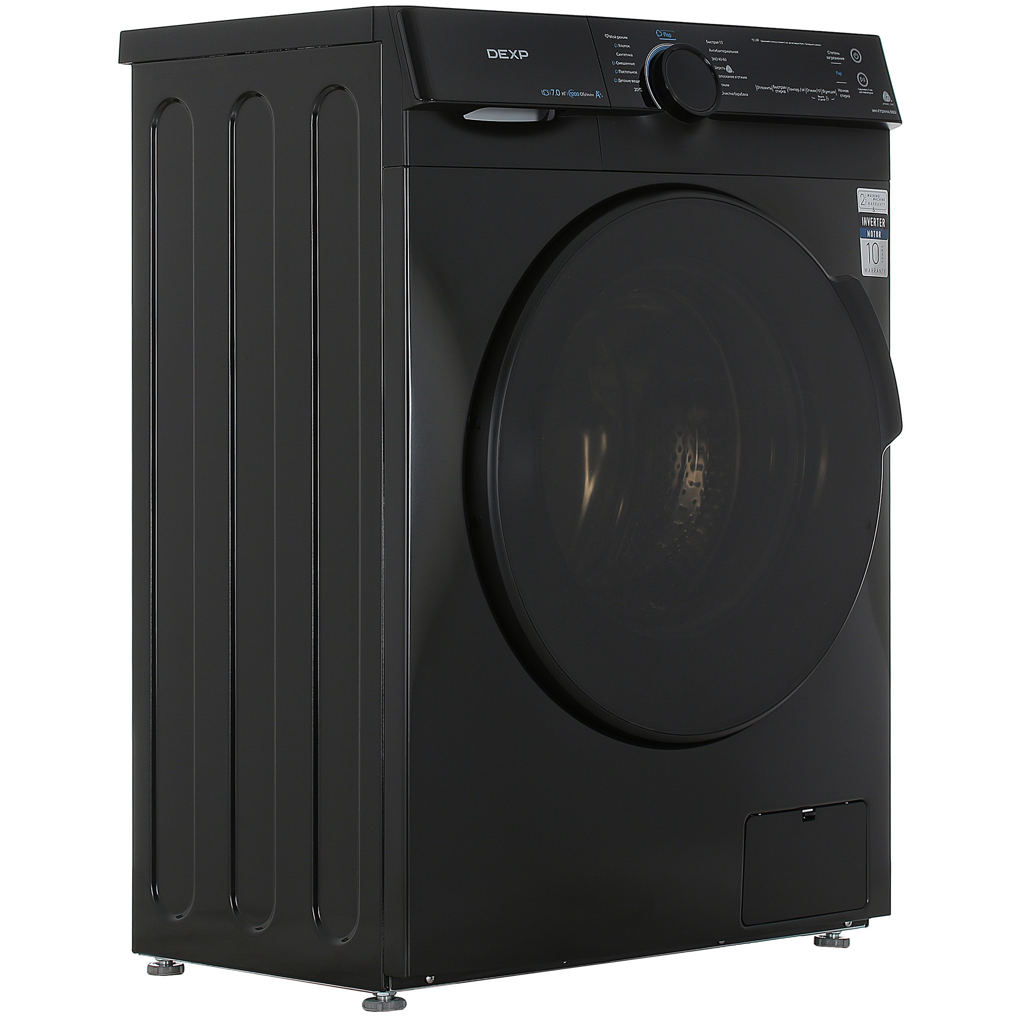 5429384 Стиральная машина DEXP WM-F712KMA/BBSI черный STDN-0020051 - Вид №2