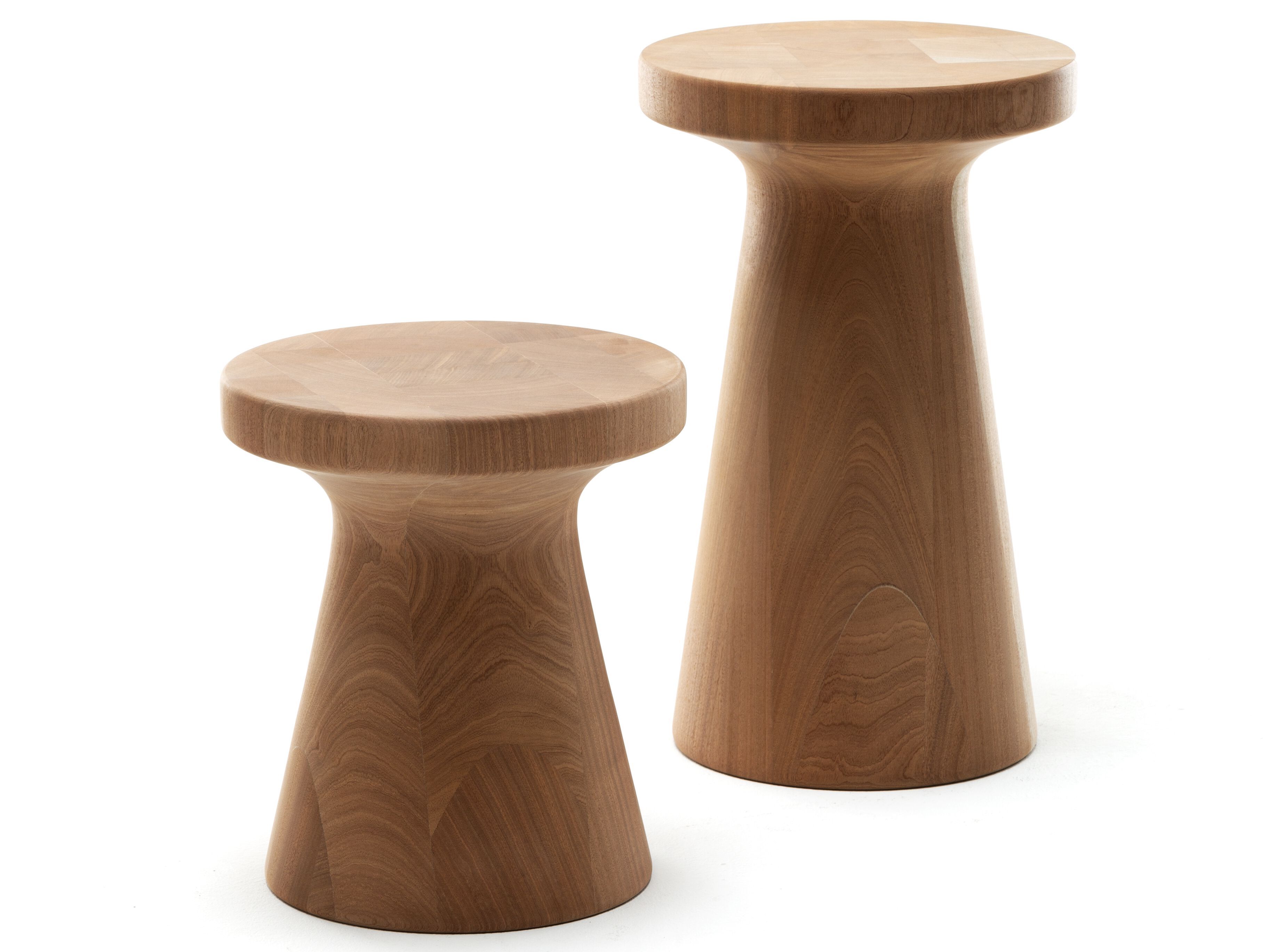 Круглый журнальный столик из красного дерева Exteta Zen Line ARCH-00035883 - Вид №1