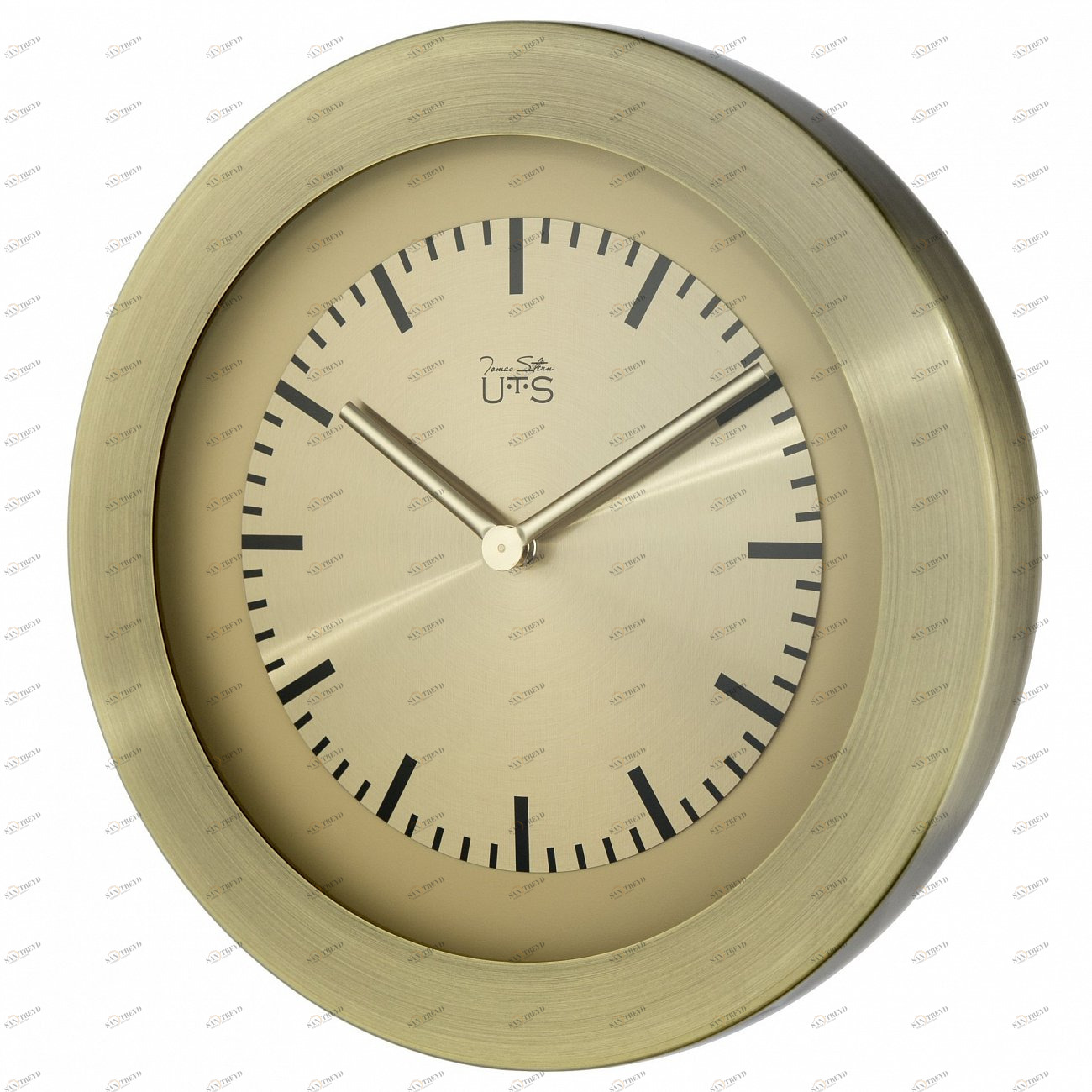Часы настенные золотые Tomas Sternм 4008AG TOMAS STERN ДИЗАЙНЕРСКИЕ 00-3872679 Золото 