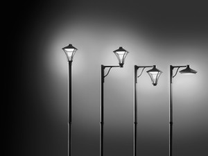 Алюминиевый светодиодный фонарь для сада