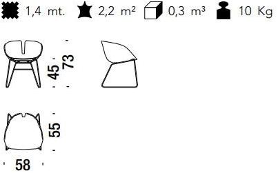 Moroso Санное кресло с кожаной обивкой Fjord sun-id-1357807 - Вид №1