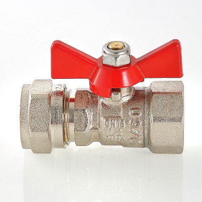 VT.342.N.1604 Кран шаровой с обжимным соединением и внутренней резьбой Valtec 16 х 1/2"  - Вид №4